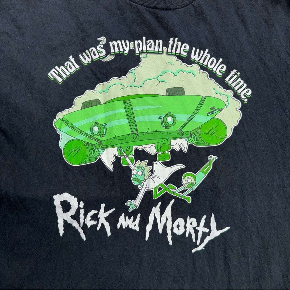 Rick And Morty Spaceship Graphic Tee - image 1